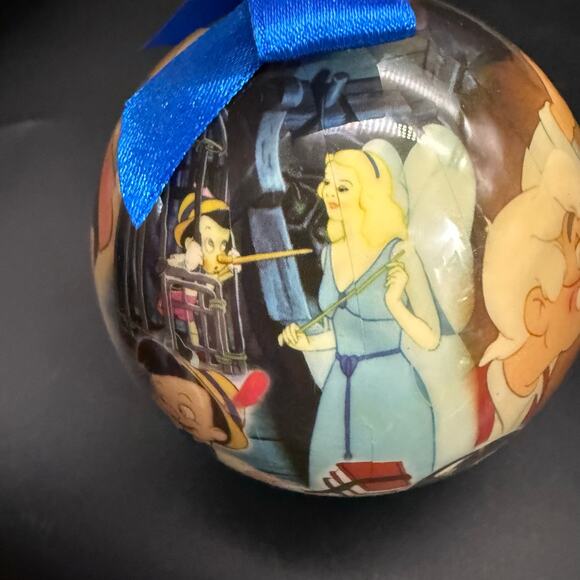 Vintage Disney Pinocchio Christmas Tree Ornament Jiminy Cricket Blue Fairy - Picture 5 of 8